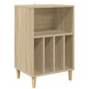 vidaXL Stojak na gramofon dąb Sonoma 47 x 39,5 x 74,5 cm