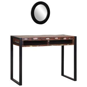vidaXL Toaletka Wielokolorowe 100 x 50 x 75 cm Lite drewno z odzysku