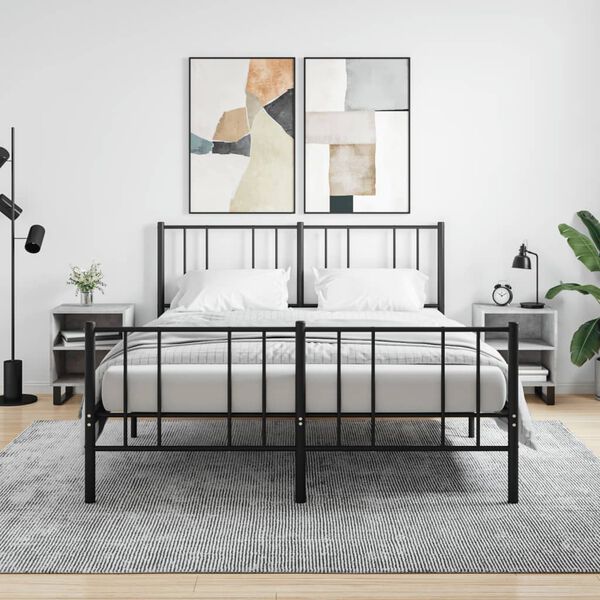 vidaXL Szafki nocne, 2 szt., szarość betonu, 40x30x50 cm