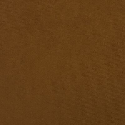 vidaXL Fotel rozkładany, brązowy, tapicerowany tkaniną