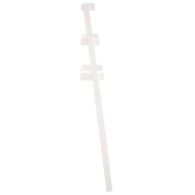vidaXL Półka łazienkowa, biała, 63,5x32x179 cm, lite drewno sosnowe