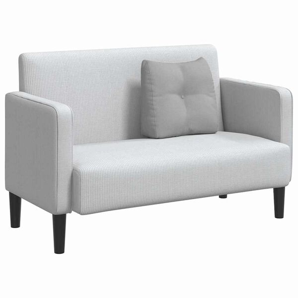 vidaXL Poduszka na plecy Szary chmur 45 x 24 x 50 cm tkanina