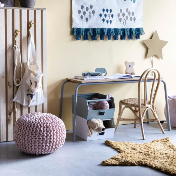 KidsDepot Puf Bundy, 40x32 cm, bawełniany, r&oacute;żowy