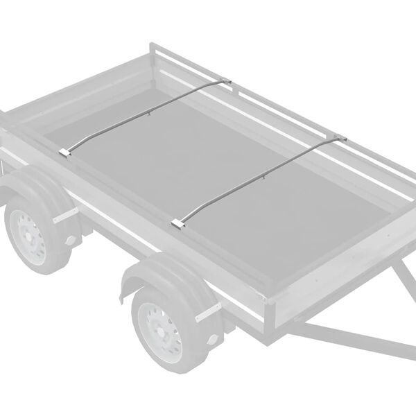 vidaXL przeznaczone do uchwytu płaskiego na tarp 2 pcs 100-145 cm