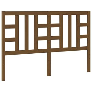 vidaXL Wezgłowie ł&oacute;żka, miodowy brąz 166x4x100 cm, lite drewno sosnowe