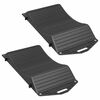 vidaXL Oszczędzacze opon 2 szt. Czarny 44 x 20 x 4 cm PP