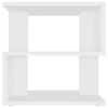 vidaXL Stolik boczny, biały, 40x40x40 cm, materiał drewnopochodny