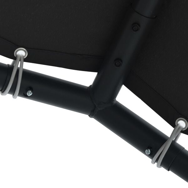 vidaXL Altana/namiot ogrodowy, 3x3 m, stal, antracytowa