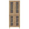 vidaXL Highboard Dąb rzemieślniczy 69,5 x 34 x 180 cm