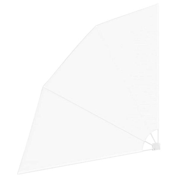 vidaXL Ekran Prywatności Balkonowej Biały 210 x 210 cm Poliester