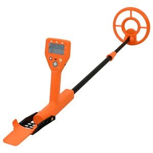 vidaXL Wykrywacz metali z wyświetlaczem LCD 2 modele 19 cm cewka ż&oacute;łty