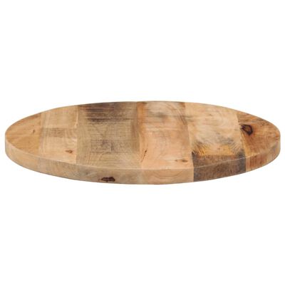 vidaXL Blat stołu, Ø 40x3,8 cm, okrągły, surowe lite drewno mango