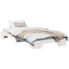vidaXL Ramka ł&oacute;żka Biały 80 x 200 cm Lite drewno sosnowe