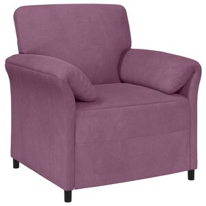 vidaXL Sofa 1-osobowa Fioletowy 88 x 83 x 95 cm Welur