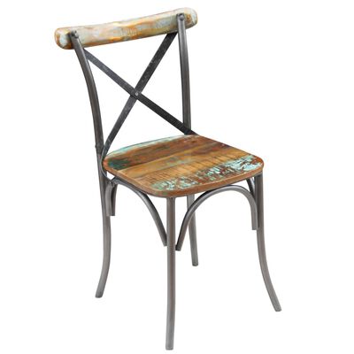 vidaXL Krzesła stołowe, 6 szt., lite drewno z odzysku