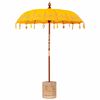 vidaXL Baliński Parasol z Bazą ż&oacute;łty 185 x 185 x 260 cm
