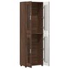 vidaXL Highboard Brązowy dąb 60 x 35 x 182 cm Materiał drewnopochodny