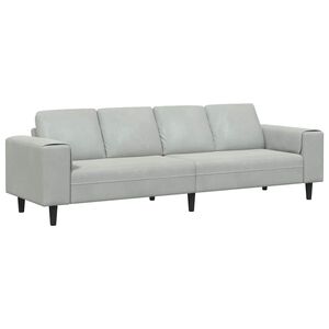 vidaXL Sofa do salonu Jasnoszary 250 x 77 x 76 cm