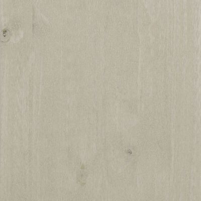 vidaXL Komoda HAMAR, biała, 79x40x80 cm, lite drewno sosnowe