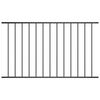 vidaXL Panel ogrodzeniowy Woerden stal malowana proszkowo 163x100 cm czarny