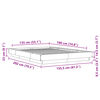 vidaXL Rama ł&oacute;żka, brązowy dąb, 135x190 cm, materiał drewnopochodny