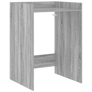 vidaXL Szafka na pralkę Szary Sonoma 67,5 x 62 x 97 cm