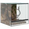 vidaXL Terrarium z przechowywaniem przezroczysty 30 x 30 x 30 cm Szkło