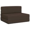 vidaXL Składana Sofa Ł&oacute;żko Ciemnoszary 100 x 80 x 60 cm tkanina