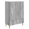 vidaXL Bufet Szary Sonoma 66 x 34,5 x 95 cm Drewno inżynieryjne