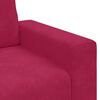 vidaXL Sofa Fotel Wino Czerwone 100x77x82 cm Aksamit