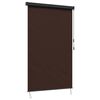vidaXL Roleta brązowy 100 x 250 cm Materiał i Aluminium