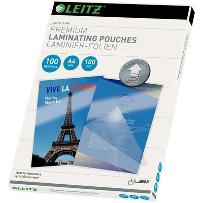 Leitz Folie do laminowania ILAM, 100 mikronów, A4, 100 szt.