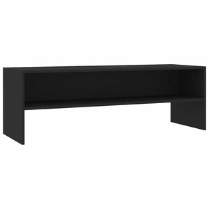 vidaXL Szafka pod TV, czarna, 120x40x40 cm, materiał drewnopochodny