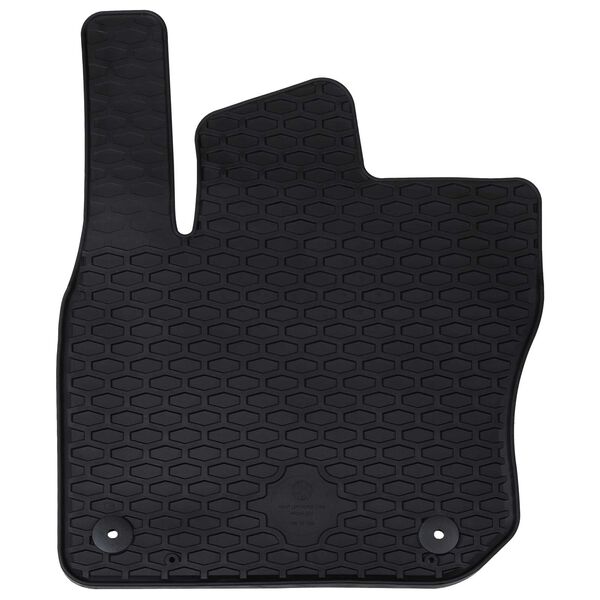 vidaXL Mata samochodowa Czarny TPE