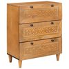 vidaXL Bufet Jasnobrązowy 60 x 33 x 75 cm lite drewno mango