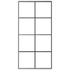 vidaXL Drzwi przesuwne a akcesoriami, 102,5x205 cm, ESG i aluminium