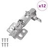 vidaXL Zawias 12 szt. Nikiel 139 x 64,1 x 10 mm Żelazo