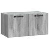 vidaXL Szafka RTV montowana na ścianie Szary Sonoma 59,5 x 31 x 30 cm