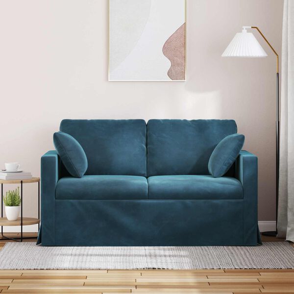 vidaXL Sofa Niebieski