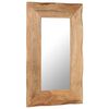 vidaXL Lustro kosmetyczne, 50x80 cm, lite drewno akacjowe
