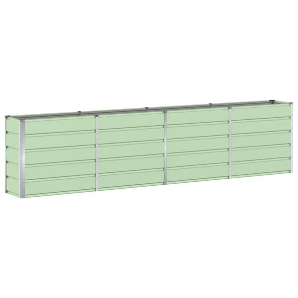 vidaXL Donica Zielony 160 x 40 x 75 cm Stal