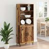 vidaXL Highboard Stare drewno 69,5 x 34 x 180 cm