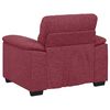 vidaXL Sofa Fotel Wino Czerwone 100x81x84 cm Tkanina