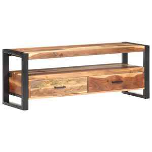 vidaXL Szafka pod TV, 120x35x45 cm, lite drewno akacjowe