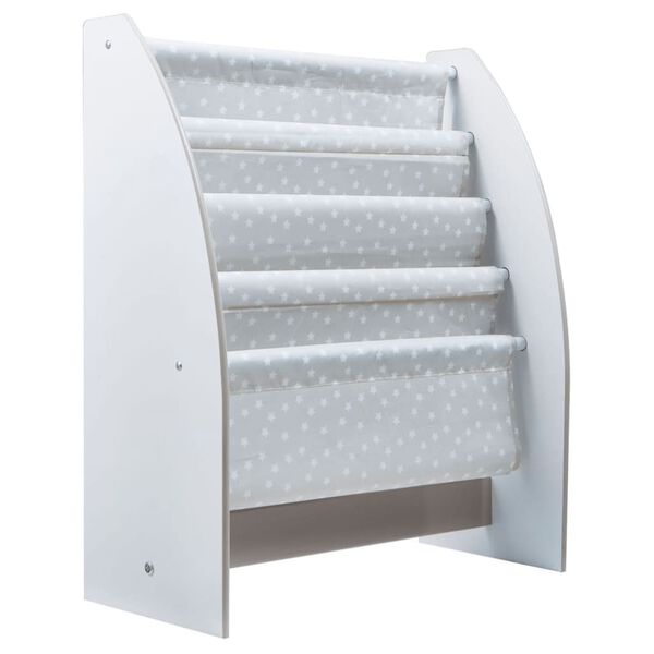 Worlds Apart Dziecięcy regał na książki, 23 x 51 x 60 cm, biały