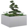 vidaXL Doniczka 80x80x40 cm Stal ocynkowana