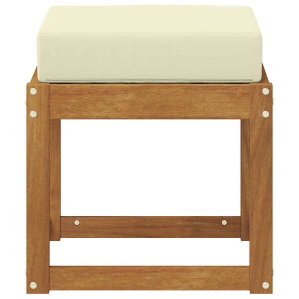 vidaXL Stołek Ławka na Zewnątrz Lite Drewno Akacji Naturalny