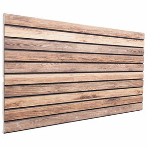 vidaXL Panele ścienne 5 szt. 100 x 50 cm Jasny Brąz Pianka EPS