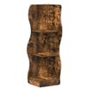 vidaXL P&oacute;łka narożna Dąb wędzony 34 x 33 x 102 cm Drewno inżynieryjne