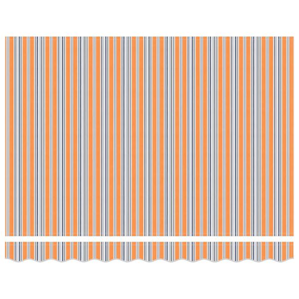 vidaXL Markiza zwijana Wielokolorowe 250 x 200 cm tkanina